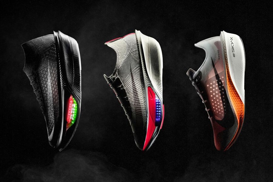 Nikeがレース用シューズを3つの方向へ。Apex・Alphafly 4・Swooshfly(発表元の公式画像)